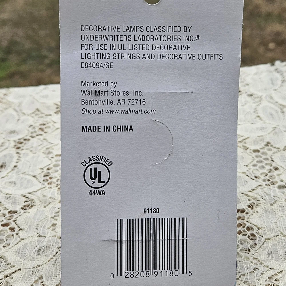 Holiday Time Soft Glow Replacement Bulbs - White